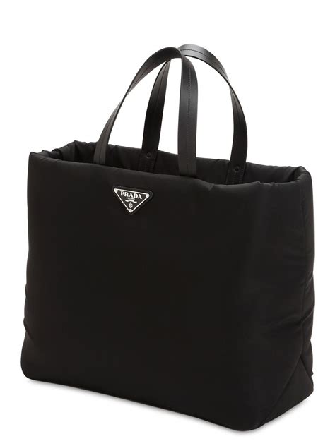 prada puffer nylon tote bag|prada shoulder bag price.